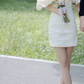 Charming Homecoming Dress Off the Shoulder Bowknot Hugging Back to School Outfits Party Dress D7316