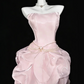 Charming Homecoming Dress Strapless Pleated Back to School Outfits Party Dress D7319