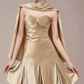Charming Homecoming Dress Sweetheart Rinestone Stole Pleated Back to School Outfits Party Dress  D7348