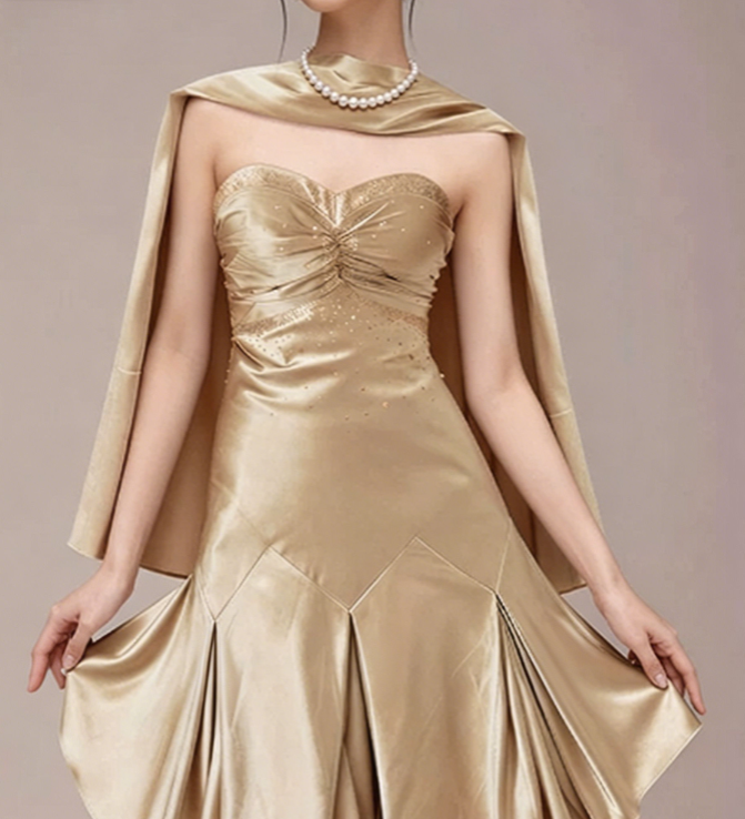 Charming Homecoming Dress Sweetheart Rinestone Stole Pleated Back to School Outfits Party Dress  D7348