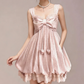 Charming Homecoming Dress Spaghetti Strap Pleated Back to School Outfits Party Dress  D7358