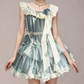 Charming Homecoming Dress Jewel Flouncing Flower Lace Bowknot Pearl Back to School Outfits Party Dress  D7360