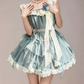 Charming Homecoming Dress Jewel Flouncing Flower Lace Bowknot Pearl Back to School Outfits Party Dress  D7360