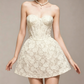 Charming Homecoming Dress Sweetheart Lace Back to School Outfits Party Dress  D7368