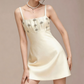 Charming Homecoming Dress Square Beading Back to School Outfits Party Dress  D7372