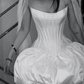 Charming Homecoming Dress Strapless Pleated Back to School Outfits Party Dress  D7377