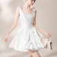 Chic Homecoming Dress Square Bowknot Back to School Outfits Party Dress Birthday Outfits D7434