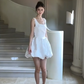 Chic Homecoming Dress Square Bowknot Back to School Outfits Party Dress Birthday Outfits D7434