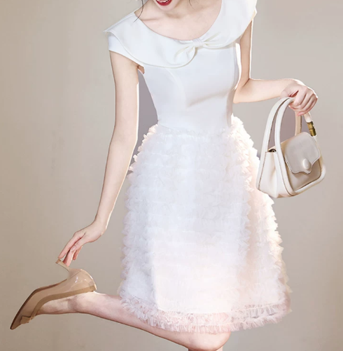 Nice Homecoming Dress Jewel Tulle Back to School Outfits Party Dress Birthday Outfits D7435