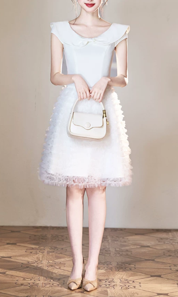 Nice Homecoming Dress Jewel Tulle Back to School Outfits Party Dress Birthday Outfits D7435