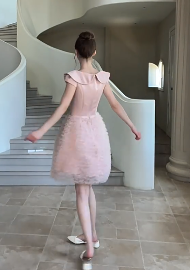 Nice Homecoming Dress Jewel Tulle Back to School Outfits Party Dress Birthday Outfits D7435