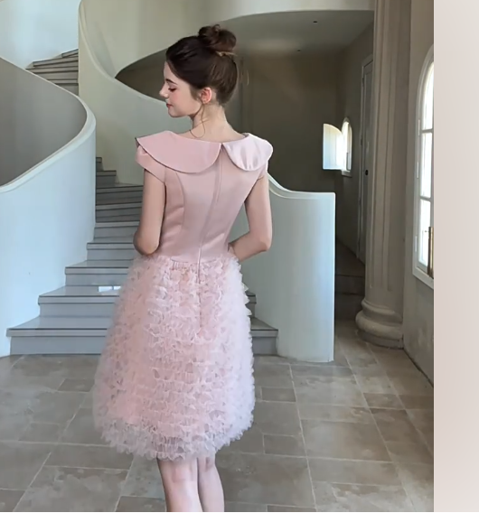 Nice Homecoming Dress Jewel Tulle Back to School Outfits Party Dress Birthday Outfits D7435