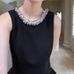 Nice Homecoming Dress Jewel Black Sequins Back to School Outfits Party Dress D7436