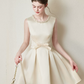 Nice Homecoming Dress Jewel Pearl Bowknot Back to School Outfits Party Dress D7437