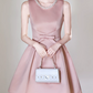 Nice Homecoming Dress Jewel Pearl Bowknot Back to School Outfits Party Dress D7437
