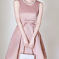 Nice Homecoming Dress Jewel Pearl Bowknot Back to School Outfits Party Dress D7437