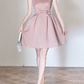 Nice Homecoming Dress Jewel Pearl Bowknot Back to School Outfits Party Dress D7437