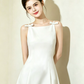 Nice Homecoming Dress Spaghetti Strap Bowknot Pleated Flower Back to School Outfits Party Dress D7439