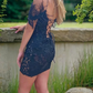 Unique Homecoming Dress Off the Shoulder Applique Backless Tassel Back to School Outfits Party Dress  D7692