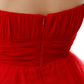 Unique Homecoming Dress Sweetheart Tulle Sequins Cascade Back to School Outfits Party Dress  D7695