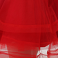 Unique Homecoming Dress Sweetheart Tulle Sequins Cascade Back to School Outfits Party Dress  D7695
