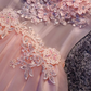 Unique Homecoming Dress Off the Shoulder Bead Rinestone Applique Tulle Back to School Outfits Party Dress  D7699