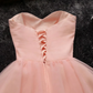 Unique Homecoming Dress Sweetheart Rinestone Tulle Back to School Outfits Party Dress  D7700