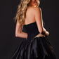 Unique Homecoming Dress Square Applique Bowknot A-Line Back to School Outfits Party Dress D7781