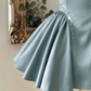 Unique Homecoming Dress Halter Pearl Beaded Back to School Outfits Party Dress D7807