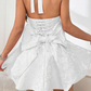 Fashionable Homecoming Dress Halter Bowknot A-Line Back to School Outfits Party Dress D7860