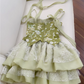 New Fashion Green Appliqued A-line Tiered Party Dresses Homecoming Dresses, D1353