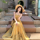 Vintage Yellow Bohemian Style Design Elegant Beach Holiday A-Line Sleeveless Halter Dress Summer Dress Party Dress D1727