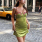 Beautiful Homecoming Dress V Neck Applique Hugging Back to School Outfits Party Dress D7130