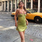 Beautiful Homecoming Dress V Neck Applique Hugging Back to School Outfits Party Dress D7130