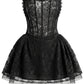 Stunning Homecoming Dress strapless Lace A-Line Back to School Outfits Party Dress D7904