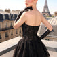 Stunning Homecoming Dress strapless Lace A-Line Back to School Outfits Party Dress D7904