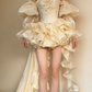 Sweet Homecoming Dress Off Shoulder Short Prom Dress Birthday Party Outfits Two Piece   D3743