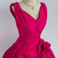 Chic Homecoming Dress V Neck Flower Dress Back to School Outfits Party Dress  D6407