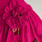 Chic Homecoming Dress V Neck Flower Dress Back to School Outfits Party Dress  D6407