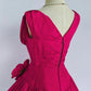 Chic Homecoming Dress V Neck Flower Dress Back to School Outfits Party Dress  D6407