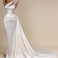 Vintage Spaghetti Strap Mermaid Wedding Dress Prom Dress ,MD6636