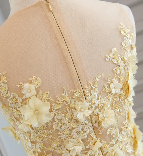 Yellow Prom Dresses,Long Prom Dress,A-line Evening Dress,Senior Prom D ModelDressy Yellow Prom Dresses,Long Prom Dress,A-line Evening Dress,Senior Prom D ModelDressy
