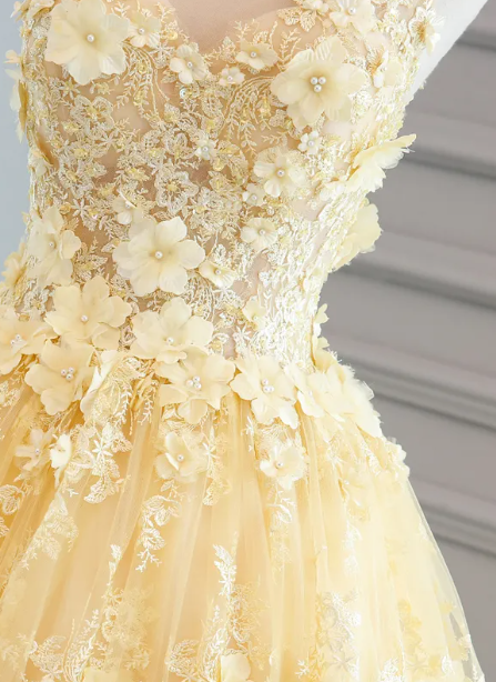 Yellow Prom Dresses,Long Prom Dress,A-line Evening Dress,Senior Prom D ModelDressy Yellow Prom Dresses,Long Prom Dress,A-line Evening Dress,Senior Prom D ModelDressy