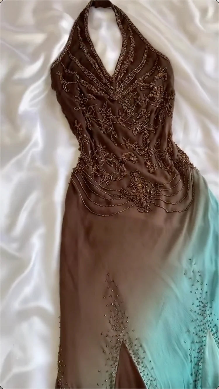 Retro Green Sweetheart Short-sleeved Lace-up Design A-line Satin Party Dress Homecoming Dress D1559