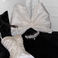 Elegant Ivory Sweetheart Satin Beaded Design Gorgeous Mermaid Floor-length Wedding Dress D1637