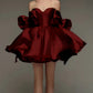 Beautiful Homecoming Dress Sweetheart Bowknot Pleated Back to School Outfits Party Dress D7170