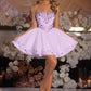 Beautiful Homecoming Dress Sweetheart Pleated Applique Back to School Outfits Party Dress D7238