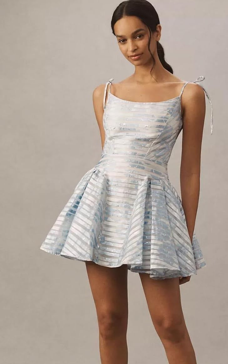 Fashionable Homecoming Dress Spaghetti Strap A-Line Back to School Outfits Party Dress D7857