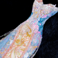 Gorgeous Sparkling Sweetheart Beaded Sequined Embroidery Design Elegant Mermaid Prom Dress Evening Dress D1697