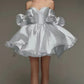 Beautiful Homecoming Dress Sweetheart Bowknot Pleated Back to School Outfits Party Dress D7170